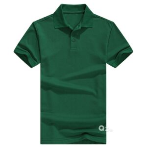 Custom Green Polo Shirt by YarnEnterprises – Short Sleeve Private Label Shirt for Fashion Brands and Uniforms